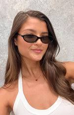 Otra Eyewear Hazel Black Cateye Sunglasses