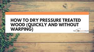 Maybe you would like to learn more about one of these? How To Dry Pressure Treated Wood Quickly And Without Warping