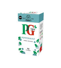 Pg Tips Herbal Peppermint Envelope Tea Bags 25 Bags