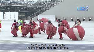 The lions played an unofficial international match in 1955 at cardiff arms park against a welsh xv to mark the 75th anniversary of the welsh rugby union. Red Lions To Feature First Female Parachutist At Ndp 2013 18jul2013 Youtube