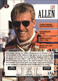 1995 Press Pass #1 Loy Allen Jr.