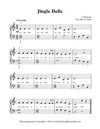 A resource of piano sheet music for beginners compiled from 8notes.com. Jingle Bells Free Level 2 Christmas Piano Sheet Music With Chords And Lyrics