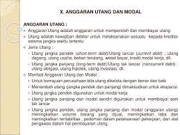 Check spelling or type a new query. X Anggaran Utang Dan Modal Ppt Download