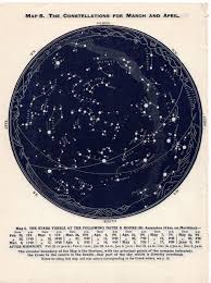 C 1955 December January February Star Map