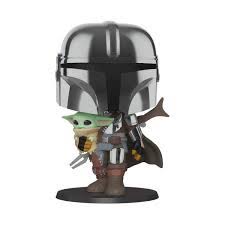 Cherish the smiles and memories of your seaside summer getaway with luca, alberto, giulia and machiavelli in pop! Star Wars Mandalorian Funko Pop Vinylfigur Mandalorian Holding Child Supersized Actionfiguren24 Collector S Toy Universe
