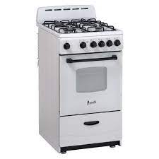 Avanti 20 Free Standing Gas Range White Gr2011cw Walmart Com In 2021 Small Stove Gas Range Tiny House Appliances