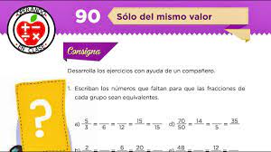 Catálogo de libros de educación básica. Desafio 90 Solo Del Mismo Valor 4to De Primaria Youtube
