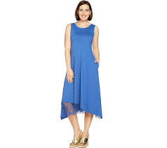 Slip On A Spring Style That Easily Takes You Through Summer And Into Fall Qvc Com Knit Dress Lace Dress Dresses