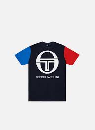 Sergio tacchini logo compatible with eps, ai, png and pdf formats. Sergio Tacchini Icona T Shirt Men Navy White Graffitishop