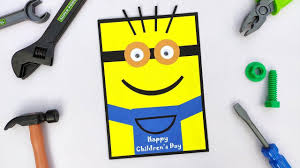 Children's day is celebrated at different dates all around the world. Childrens Day Card Easy Children S Day Greeting Cards Idea How To Ma Happy Children S Day Children S Day Greeting Cards Child Day