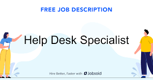 Providing first level contact and convey resolutions to customer issues properly escalating unresolved queries to the next level of support tracking, routing and redirecting problems to correct resources Help Desk Specialist Job Description Jobsoid