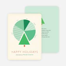 Choose from our massive selection of designs! Tree Pie Chart For Business Holiday Cards Paper Culture