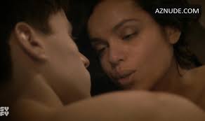 Georgina Campbell Sexy scenes in Krypton - UPSKIRT.TV