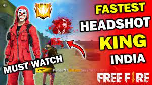 Free fire players might not have the same fame as that of pubg players, but they are. World S No 1 Fastest Headshot King Every Shot On Head Free Fire Fastest Player Fireeyes Gaming Youtube