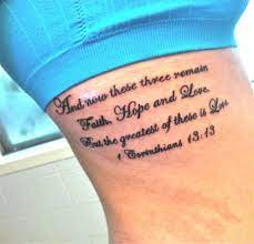 It's interesting to see how some choose to be reminded of this verse through simply the verse numbers, while others opt to get large chunks of passages inked on for life. And This Is Why I Don T Like Economics Rib Tattoo Quotes Bible Verse Tattoos Tattoo Quotes