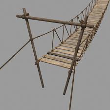 Rope Bridge 3d Model Rope Bridge Model Rope Bridge 3d Model Model