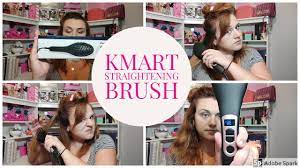Kmart Straightening Brush How To First Impression Mini Review Youtube