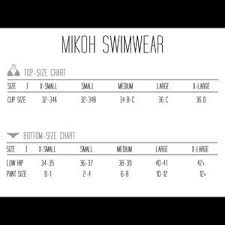 Mikoh Swimwear Tahaa Keyhole High Neck Bikini Top Nwt