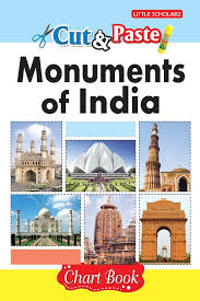 Amazon In Buy Cut Paste Monuments Of India Chart Book