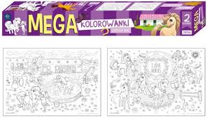 Cała seria super zings kolorowanek jest niezwykle kreatywna i ma pobudzać wyobraźnię najmłodszych, a także inspirować ich do wymyślania nieskończonych scenariuszy zabawy. Kolorowanka Mega Stadnina Koni Kreatywne Artykuly Papiernicze Kolorowanki