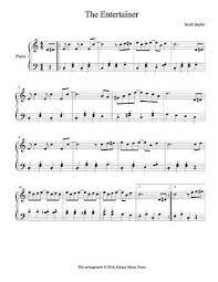 High quality sheet music for the entertainer by scott joplin. Pin On Level 3 Easy Piano Sheet 1st Page Cover