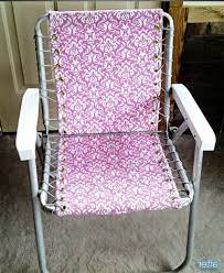 How To Repair Chair Straps And Webbing Chairs Lawn And Lawn Chairs Patio Chair Webbing Replacement Real Est Chair Makeover Chair Repair Metal Patio Furniture