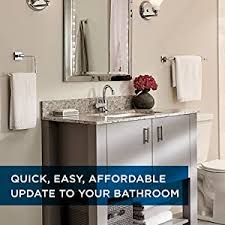 Easily cut to fit smaller, spring loaded adjustable end caps. Franklin Brass Replacement Towel Bar Clear Bathroom Towel Holder Bathroom Accessories 662318 Spring Loaded Towel Bar Amazon Com