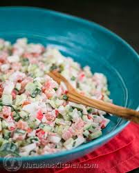 Check spelling or type a new query. Crab Salad With Cucumber And Tomato Recipe Tomato Recipes Crab Salad Recipe Healthy Recipes