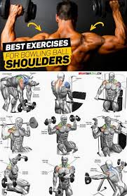 Best Exercises For Bowling Ball Shoulder Shoulder Workout Exercise Training Fitness Gym