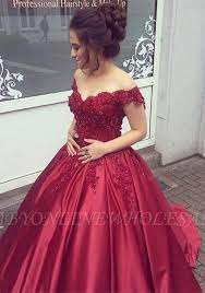Robe De Bal Delicate En Dentelle Princess Prom Dresses Burgundy Wedding Dress Prom Dresses Lace