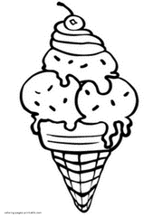 Giltter heart ice cream drawing and coloring. 64 Ice Cream Coloring Pages Free Printable Pictures