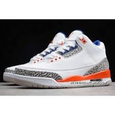 Air Jordan 3 Retro Knicks White Old Royal University Orange Tech Grey 136064 148 New Style Price 103 76 Kevin Durant Kd Shoes Air Jordans Air Jordan 3 Jordans