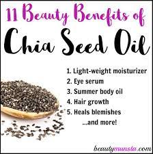 11 Beauty Benefits Of Chia Seed Oil For Skin Hair More Beautymunsta Free Natural Beauty Hacks And More Chia Benefits Chia Seed Oil Lemon Benefits