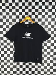 Black And Pink New Balance Shirt New Balance Sportswear Tshirt Women Large Black Nb Vintage 90s T Shirts For Women New Balance Outfit Running Tees
