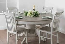 Find the dining room table and chair set that fits both your lifestyle and budget. 4 X Shabby Chic Dining Room Table Wooden Chairs Kitchen Farmhouse Ivory White Ebay