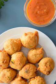 Batata Vada Indian Spicy Potato Balls Indian Recipe Snack Starter Potato Fritter Indian Street Food Vegan Sugar Food Recipes Spicy Vegetarian Recipes