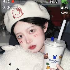 Fashion Casual Hello Kitty Beret Cap Cute Versatile Student Hello Kitty  Winter Warm Cap Girls Birthday Gift