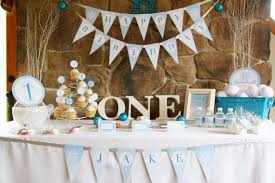 Theme Baby Boy 1st Birthday Decoration Ideas For Boy Pin By April Shawyer On 1st Bday Themes In 2020 Onederland Birthday Party Winter Birthday Parties Winter Onederland Birthday Party