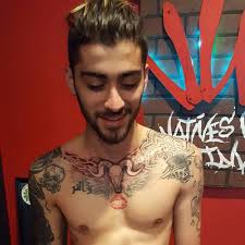 Zayn Malik Chest Tattoo