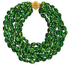 A Peridot Bead Necklace By Verdura Mm Jade Bead Necklace Beaded Necklace Designs Pandora Jewelry Charms