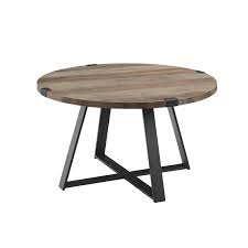 Check spelling or type a new query. Walker Edison Furniture Co Grey Wash And Black Round Coffee Table Af30mwctgw Bellacor
