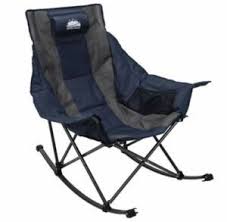 Coastrail outdoor folding rocking chair with detachable rockers. Coastrail Outdoor Camping Rocking Oversized Padded Portable Folding Rocker Chair