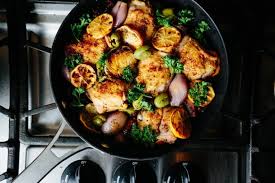 Pour the mixture over the chicken in the cooker. Roasted Chicken With Pearl Couscous Beyond Sweet And Savory