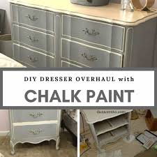 If you don't like how the project turned out, it won't take long to paint over it. Diy Stunning 2 Color Chalk Paint Bedroom Furniture Makeover