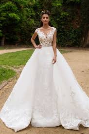 2017 Wedding Dress Convertible Wedding Dress Two Looks In One With A Detachable Skirt Enrik Convertible Wedding Dresses Wedding Gowns Lace Wedding Dresses