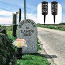 Final Clearance! 2/4 Pack Headstones for Graves Cemetery ...