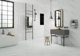 The 600×300 size of this wall & floor tile means that it helps to draw attention and focus on the stunning marble effect. China 300x600 Volakas White Ceramic Marble Look Wall And 300x300 Floor Tile China Glazed Tile Ceramic Tile