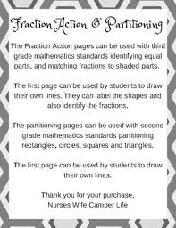 Fraction Action And Partitioning Anchor Charts