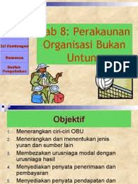 Contoh perniagaan organisasi bermotifkan untung. Bab 8 Organisasi Bukan Untung