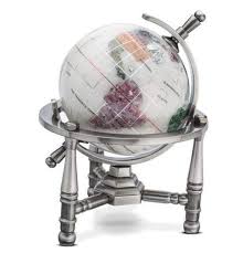Gemstone Globe And Globe Stand Kalifano Kalifano